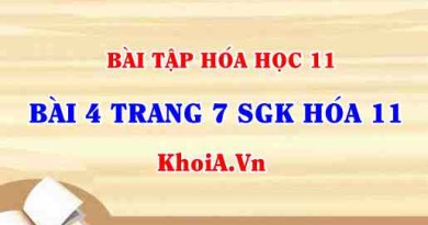 Bài 4 trang 7 SGK Hóa 11: Nội dung về Sự điện li